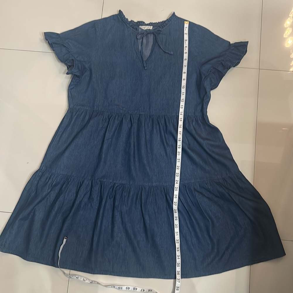 Women’s Denim Dress- Size Large - Picture 3 of 4